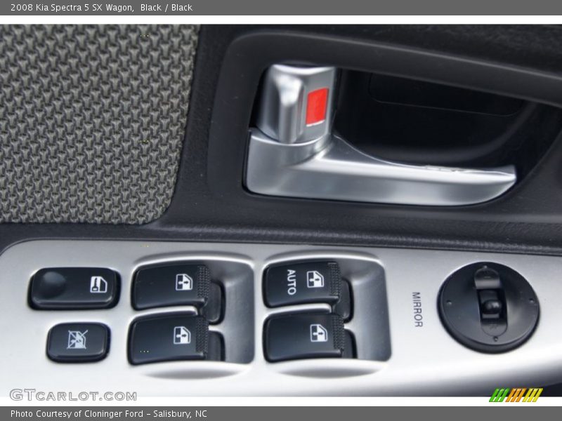 Black / Black 2008 Kia Spectra 5 SX Wagon