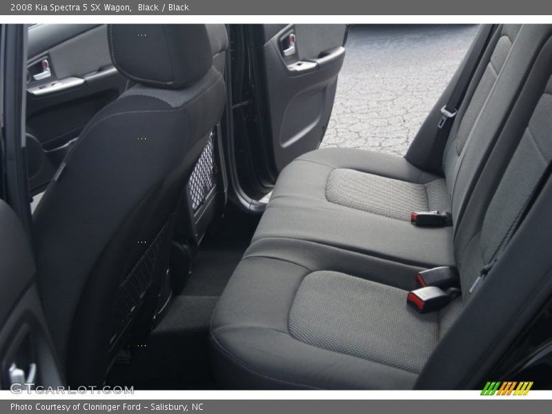 Black / Black 2008 Kia Spectra 5 SX Wagon
