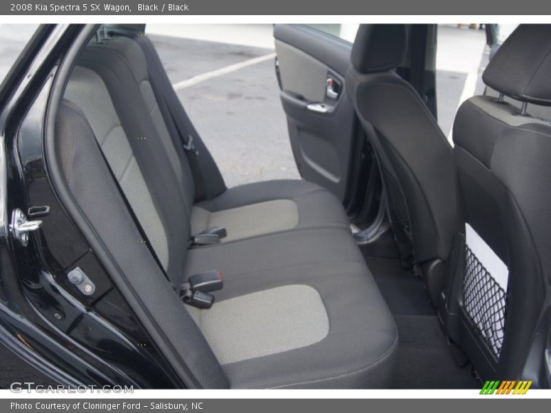 Black / Black 2008 Kia Spectra 5 SX Wagon
