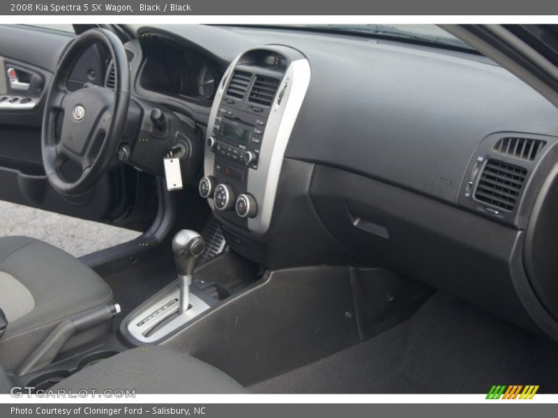 Black / Black 2008 Kia Spectra 5 SX Wagon