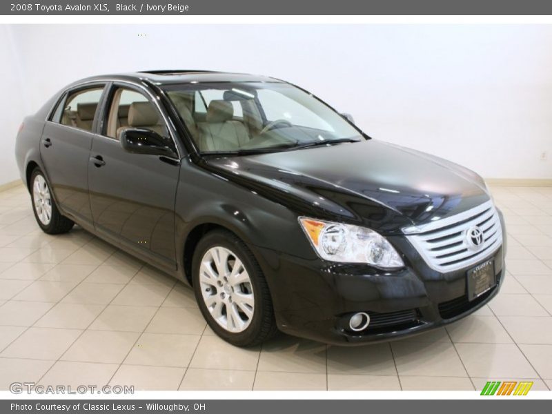 Black / Ivory Beige 2008 Toyota Avalon XLS