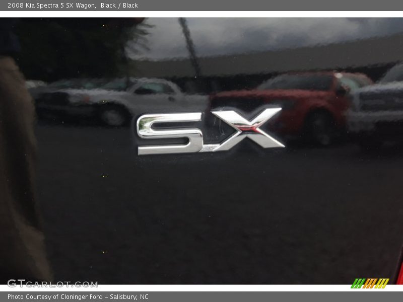 Black / Black 2008 Kia Spectra 5 SX Wagon