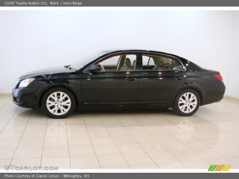 Black / Ivory Beige 2008 Toyota Avalon XLS