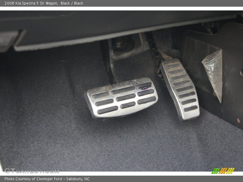 Black / Black 2008 Kia Spectra 5 SX Wagon