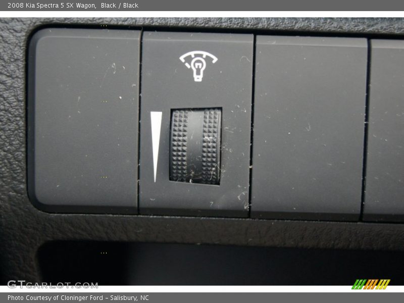 Black / Black 2008 Kia Spectra 5 SX Wagon