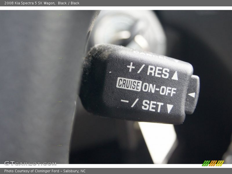 Black / Black 2008 Kia Spectra 5 SX Wagon