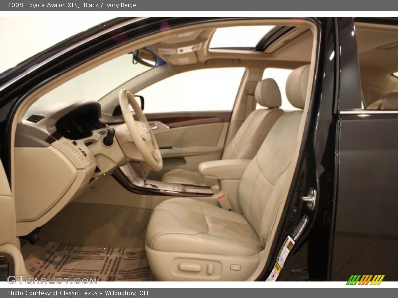 Black / Ivory Beige 2008 Toyota Avalon XLS