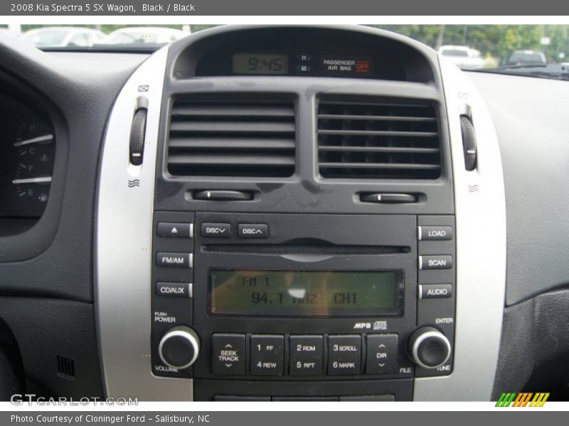 Black / Black 2008 Kia Spectra 5 SX Wagon