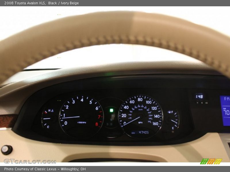 Black / Ivory Beige 2008 Toyota Avalon XLS