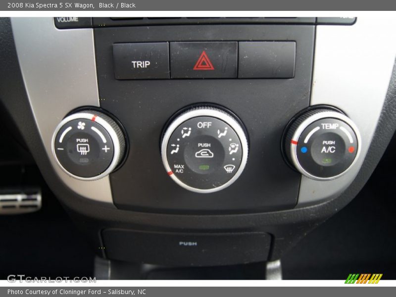 Black / Black 2008 Kia Spectra 5 SX Wagon