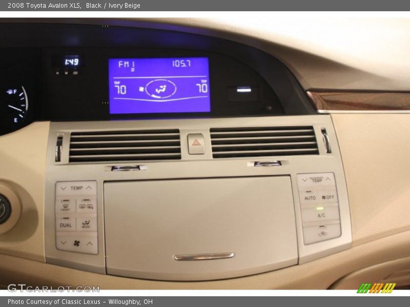 Black / Ivory Beige 2008 Toyota Avalon XLS