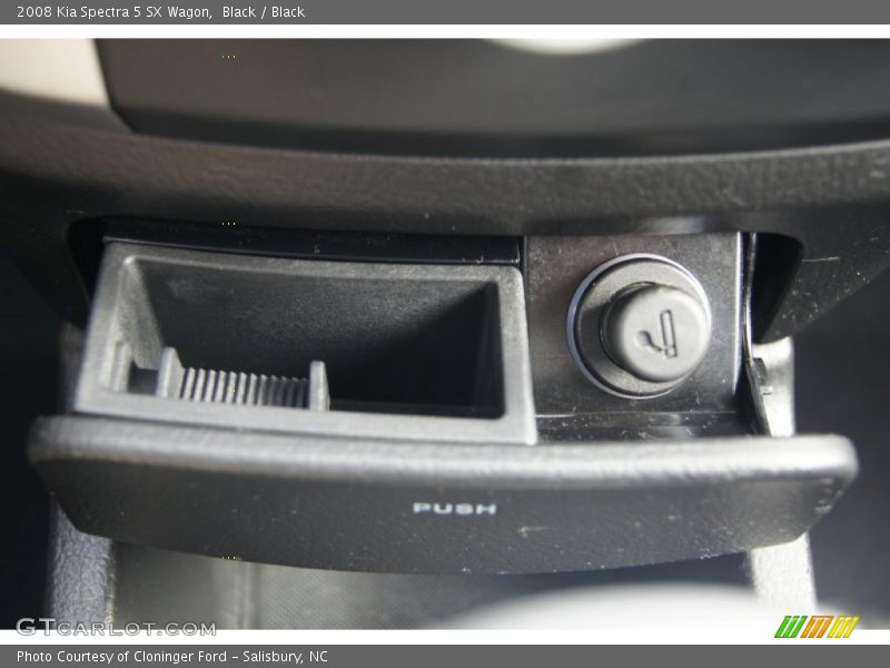 Black / Black 2008 Kia Spectra 5 SX Wagon