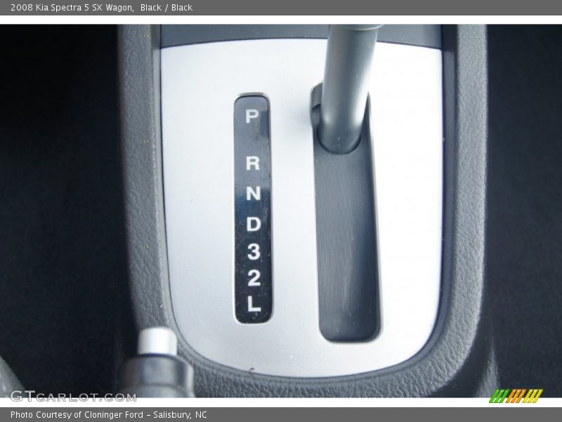 Black / Black 2008 Kia Spectra 5 SX Wagon