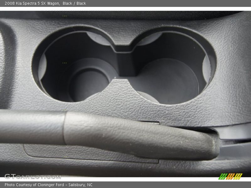 Black / Black 2008 Kia Spectra 5 SX Wagon