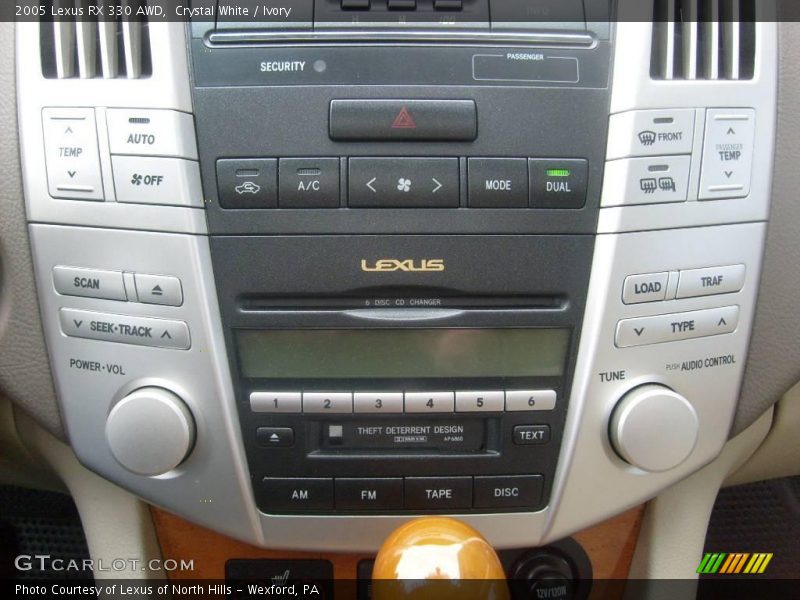 Crystal White / Ivory 2005 Lexus RX 330 AWD