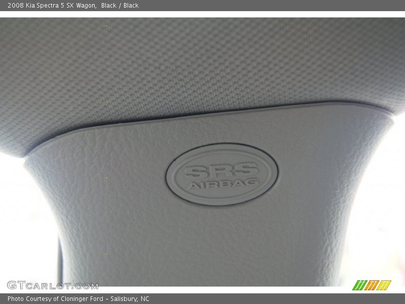 Black / Black 2008 Kia Spectra 5 SX Wagon