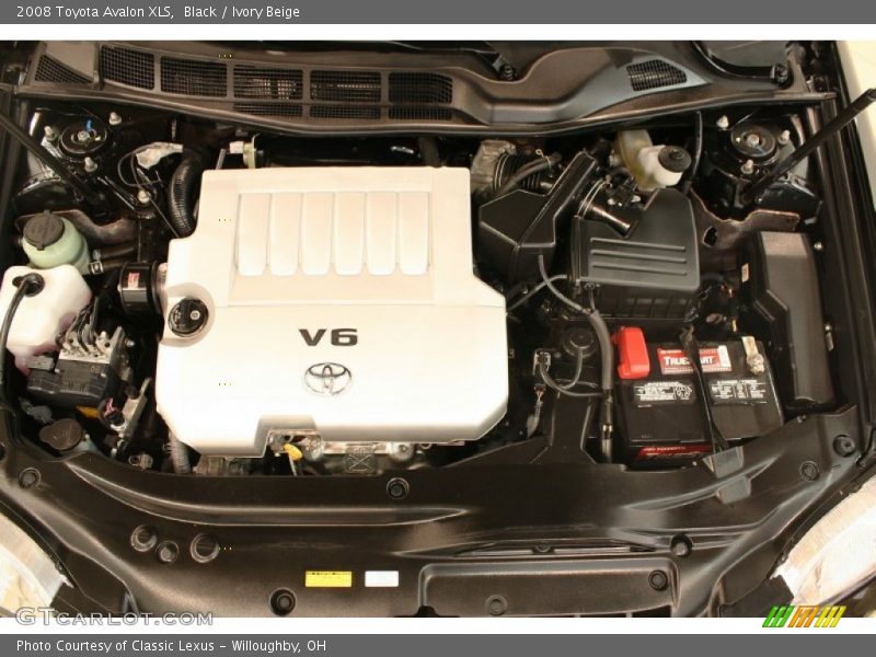 Black / Ivory Beige 2008 Toyota Avalon XLS