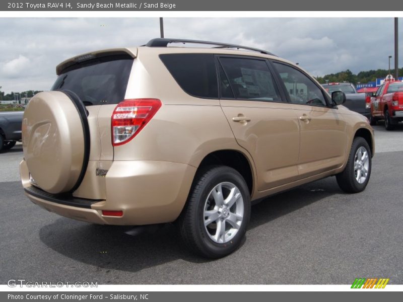 Sandy Beach Metallic / Sand Beige 2012 Toyota RAV4 I4