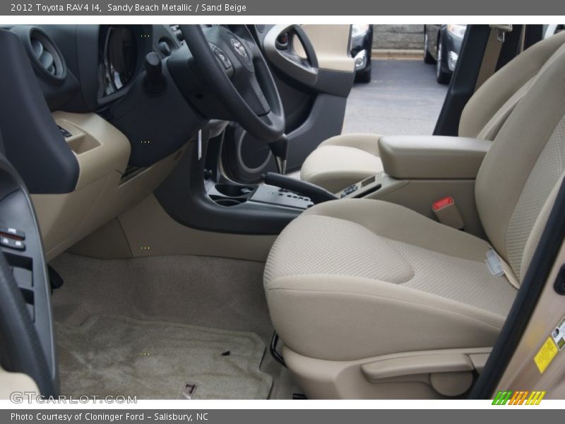 Sandy Beach Metallic / Sand Beige 2012 Toyota RAV4 I4
