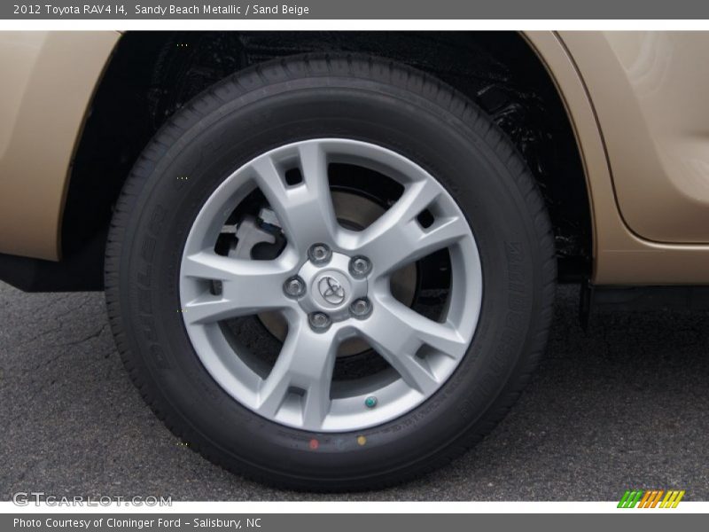 Sandy Beach Metallic / Sand Beige 2012 Toyota RAV4 I4