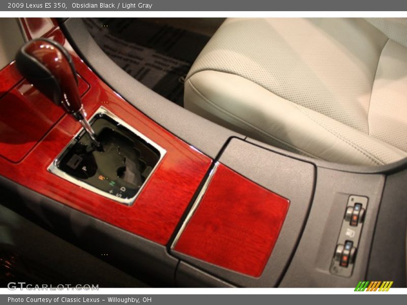 Obsidian Black / Light Gray 2009 Lexus ES 350