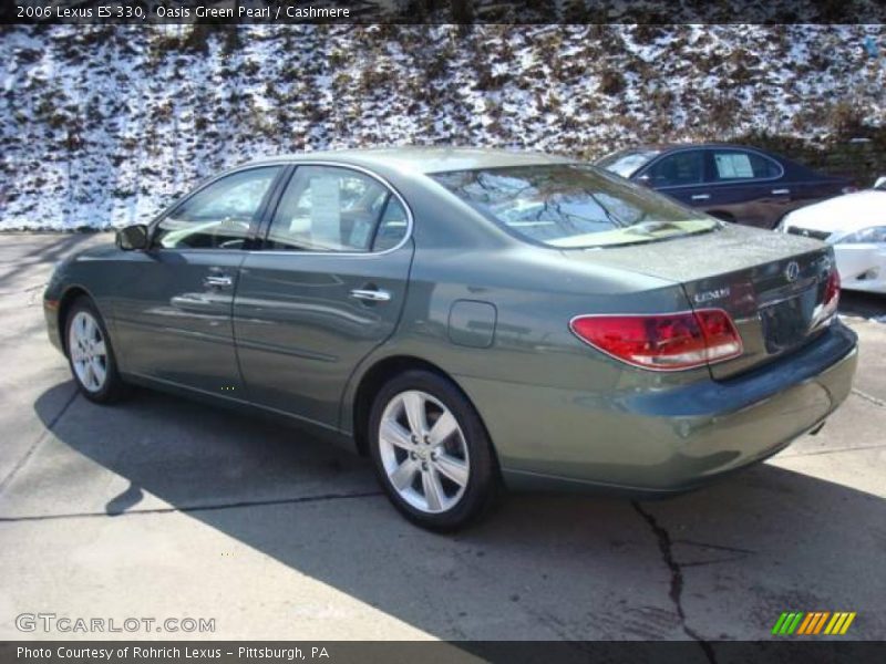Oasis Green Pearl / Cashmere 2006 Lexus ES 330