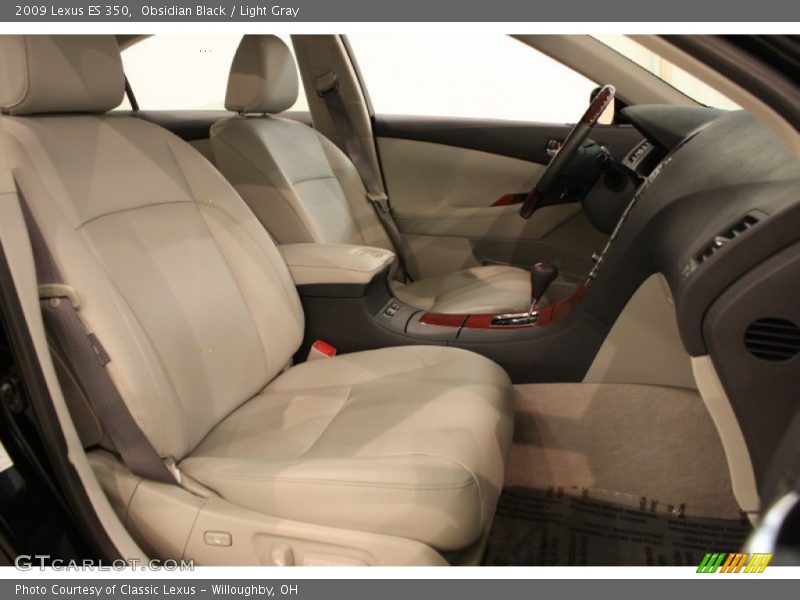 Obsidian Black / Light Gray 2009 Lexus ES 350