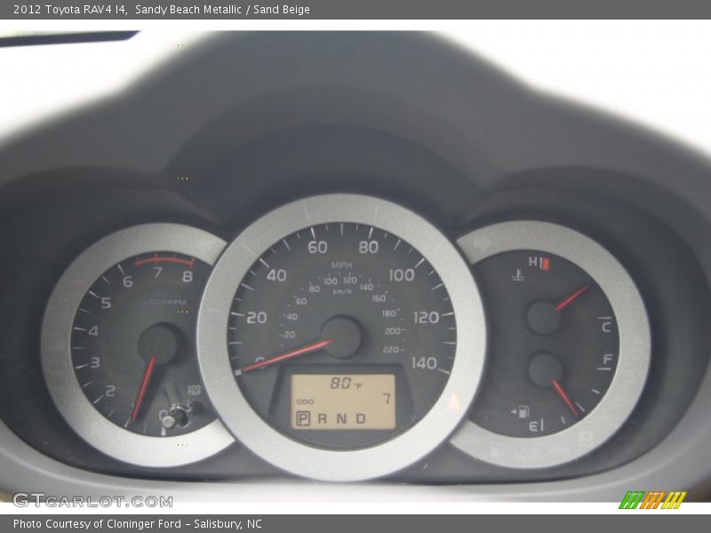 Sandy Beach Metallic / Sand Beige 2012 Toyota RAV4 I4
