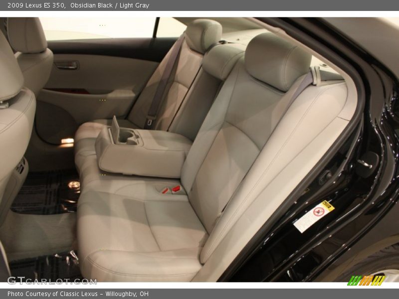 Obsidian Black / Light Gray 2009 Lexus ES 350
