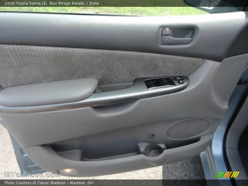 Blue Mirage Metallic / Stone 2009 Toyota Sienna LE