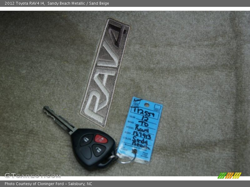 Sandy Beach Metallic / Sand Beige 2012 Toyota RAV4 I4