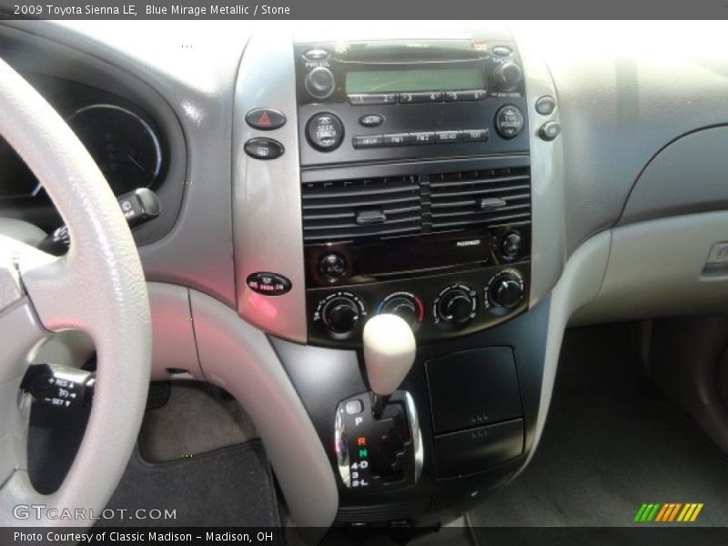 Blue Mirage Metallic / Stone 2009 Toyota Sienna LE