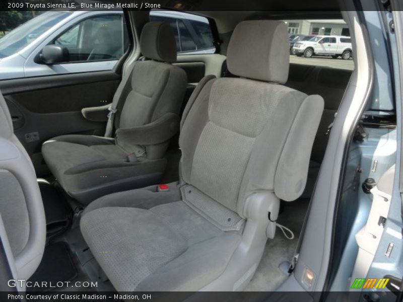 Blue Mirage Metallic / Stone 2009 Toyota Sienna LE