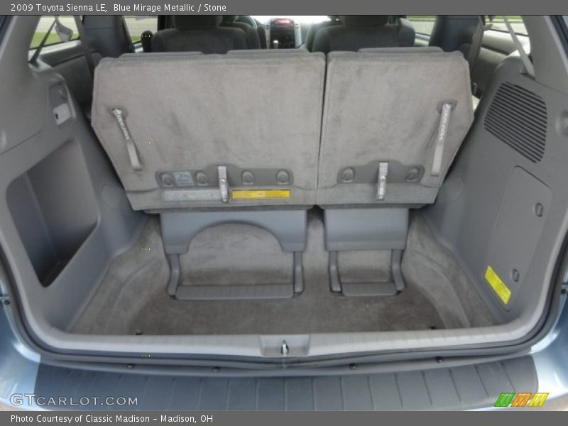 Blue Mirage Metallic / Stone 2009 Toyota Sienna LE