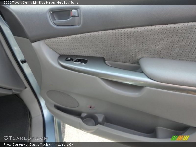 Blue Mirage Metallic / Stone 2009 Toyota Sienna LE