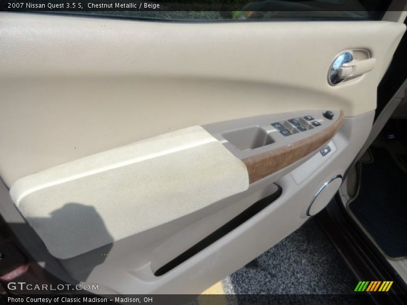 Chestnut Metallic / Beige 2007 Nissan Quest 3.5 S