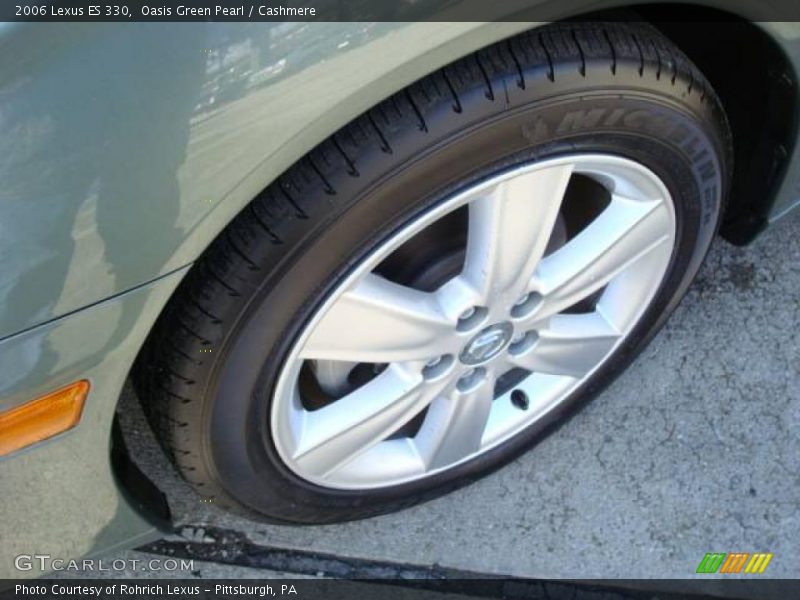 Oasis Green Pearl / Cashmere 2006 Lexus ES 330