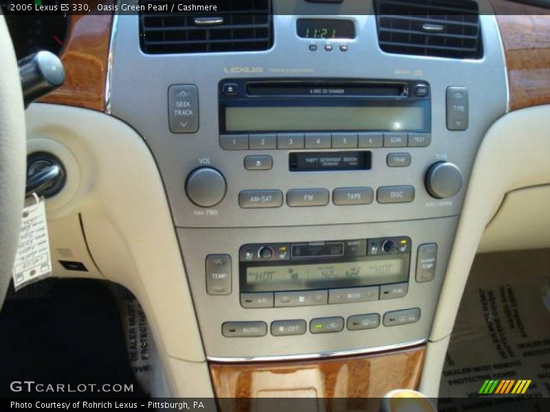 Oasis Green Pearl / Cashmere 2006 Lexus ES 330
