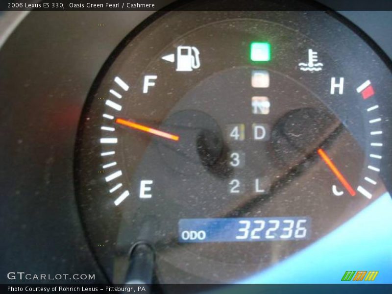 Oasis Green Pearl / Cashmere 2006 Lexus ES 330