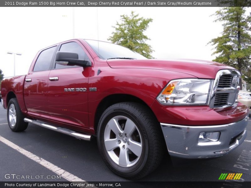 Deep Cherry Red Crystal Pearl / Dark Slate Gray/Medium Graystone 2011 Dodge Ram 1500 Big Horn Crew Cab