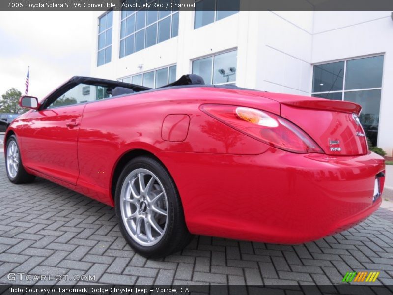 Absolutely Red / Charcoal 2006 Toyota Solara SE V6 Convertible