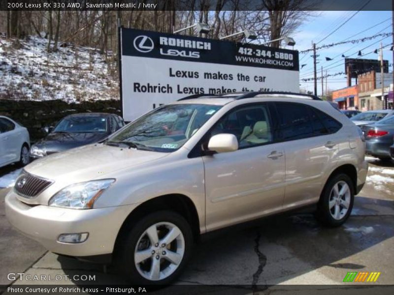 Savannah Metallic / Ivory 2006 Lexus RX 330 AWD