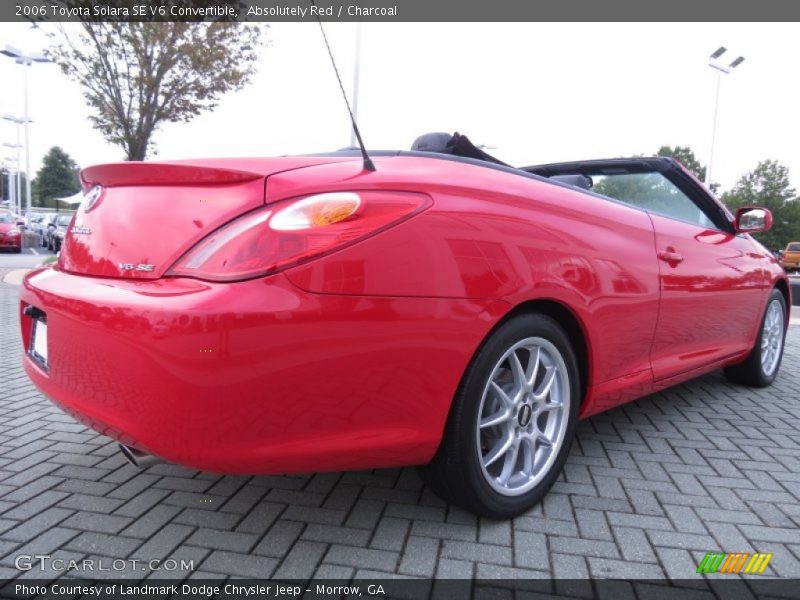 Absolutely Red / Charcoal 2006 Toyota Solara SE V6 Convertible