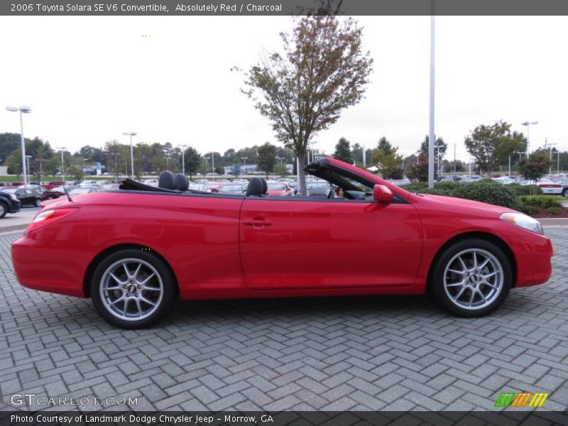 Absolutely Red / Charcoal 2006 Toyota Solara SE V6 Convertible