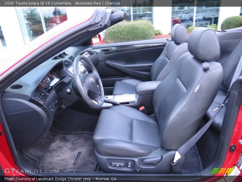 Front Seat of 2006 Solara SE V6 Convertible