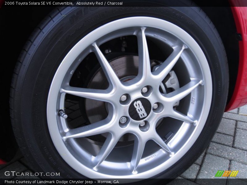 Absolutely Red / Charcoal 2006 Toyota Solara SE V6 Convertible