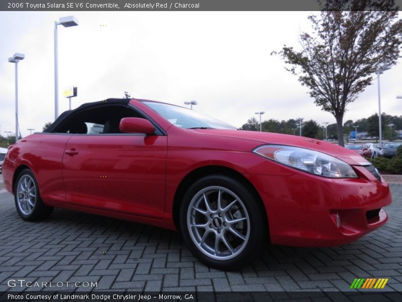 Absolutely Red / Charcoal 2006 Toyota Solara SE V6 Convertible