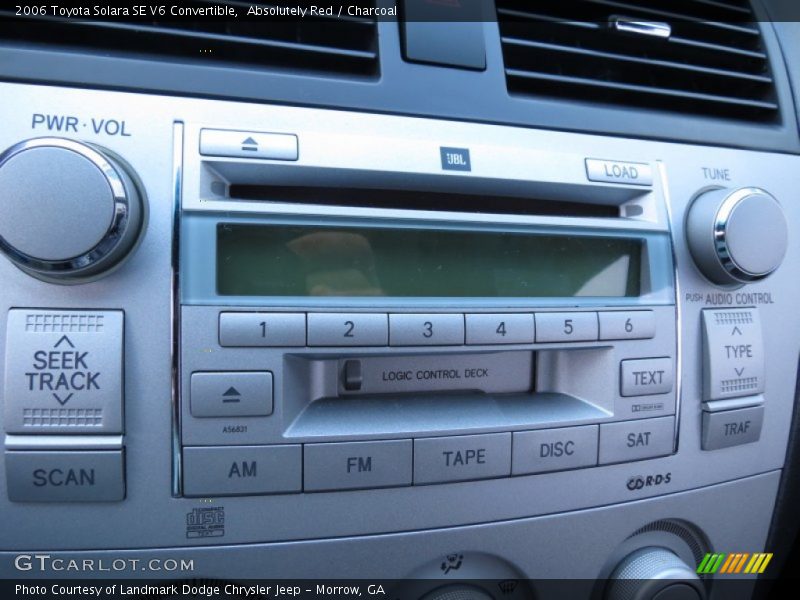 Audio System of 2006 Solara SE V6 Convertible