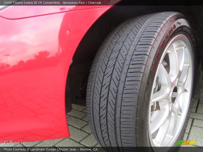Absolutely Red / Charcoal 2006 Toyota Solara SE V6 Convertible