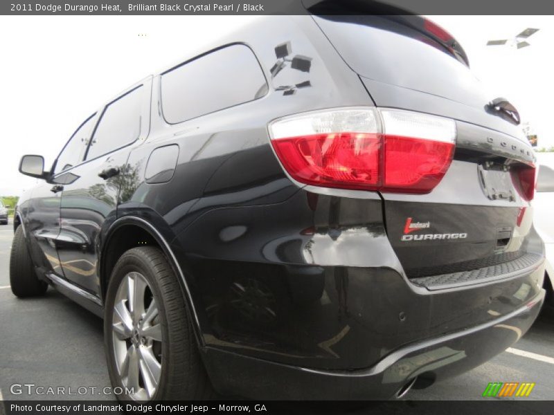 Brilliant Black Crystal Pearl / Black 2011 Dodge Durango Heat
